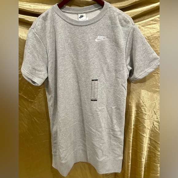 Nike Club Fleece Short Sleeved Dress - Picture 1 of 4